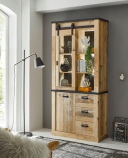 Home affaire Vitrine SHERWOOD | Holztöne