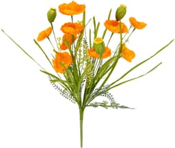 Kunstblume Mohnblumen | Orange