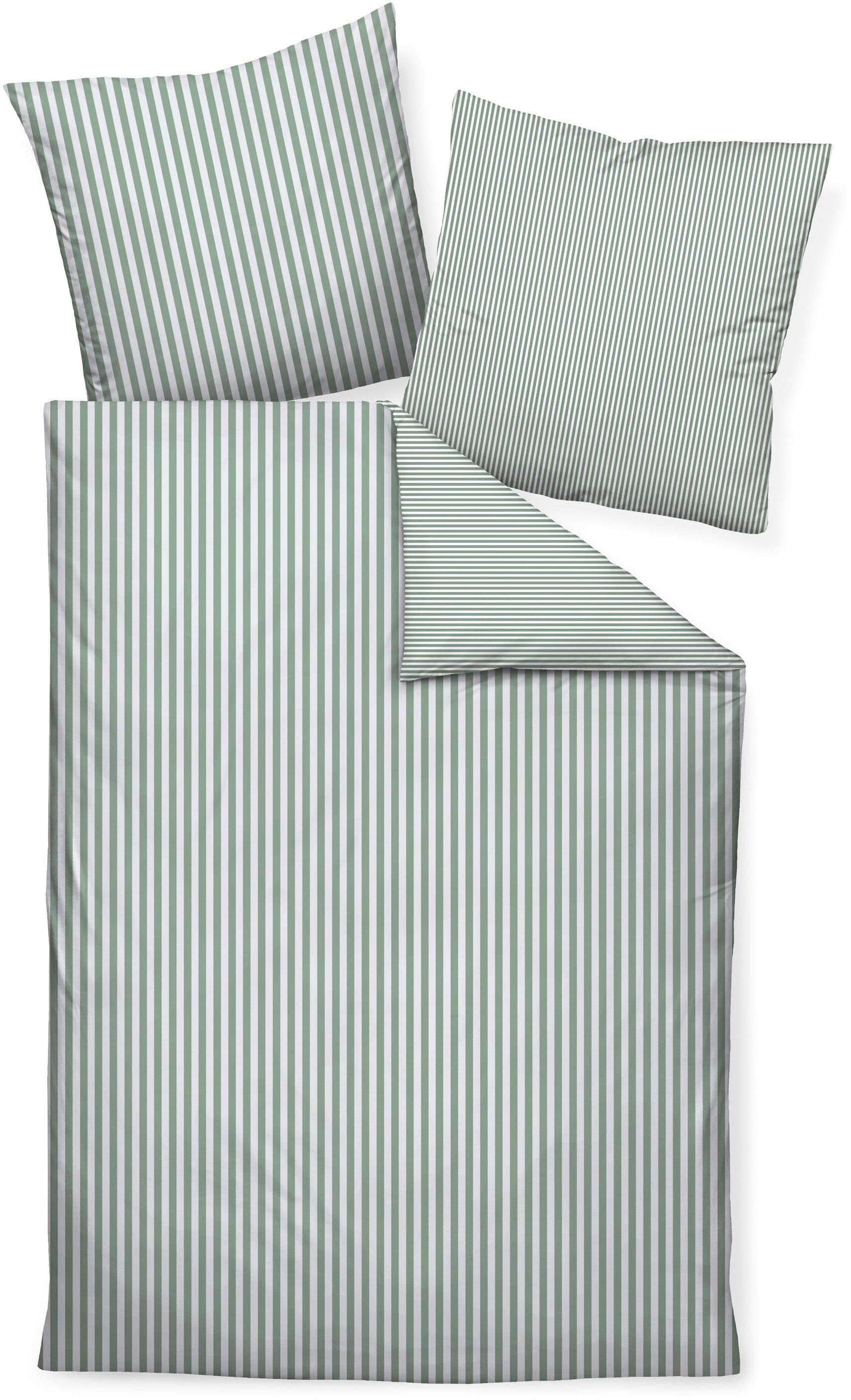 Janine Wendebettwäsche modernclassic 3912 | Grün