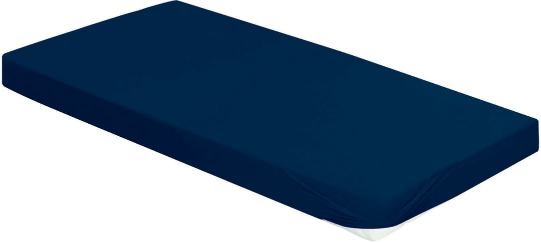 BIERBAUM Jersey Spannbettlaken | Blau