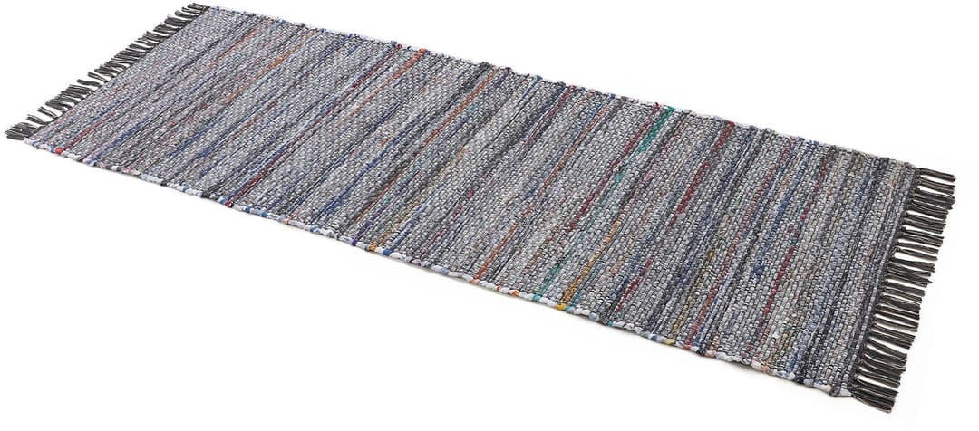 carpetfine Teppich Kelim Chindi | Grau