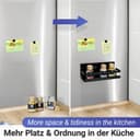 WENKO Gewürzregal Ima | Schwarz 4