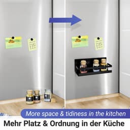 WENKO Gewürzregal Ima | Schwarz