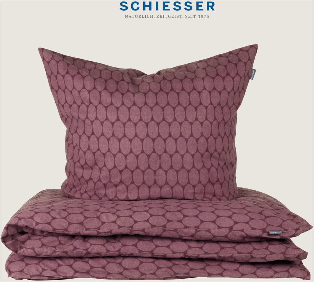 Schiesser Bettwäsche Drops | Rosa