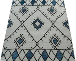Paco Home Teppich Kuba 124 | Blau
