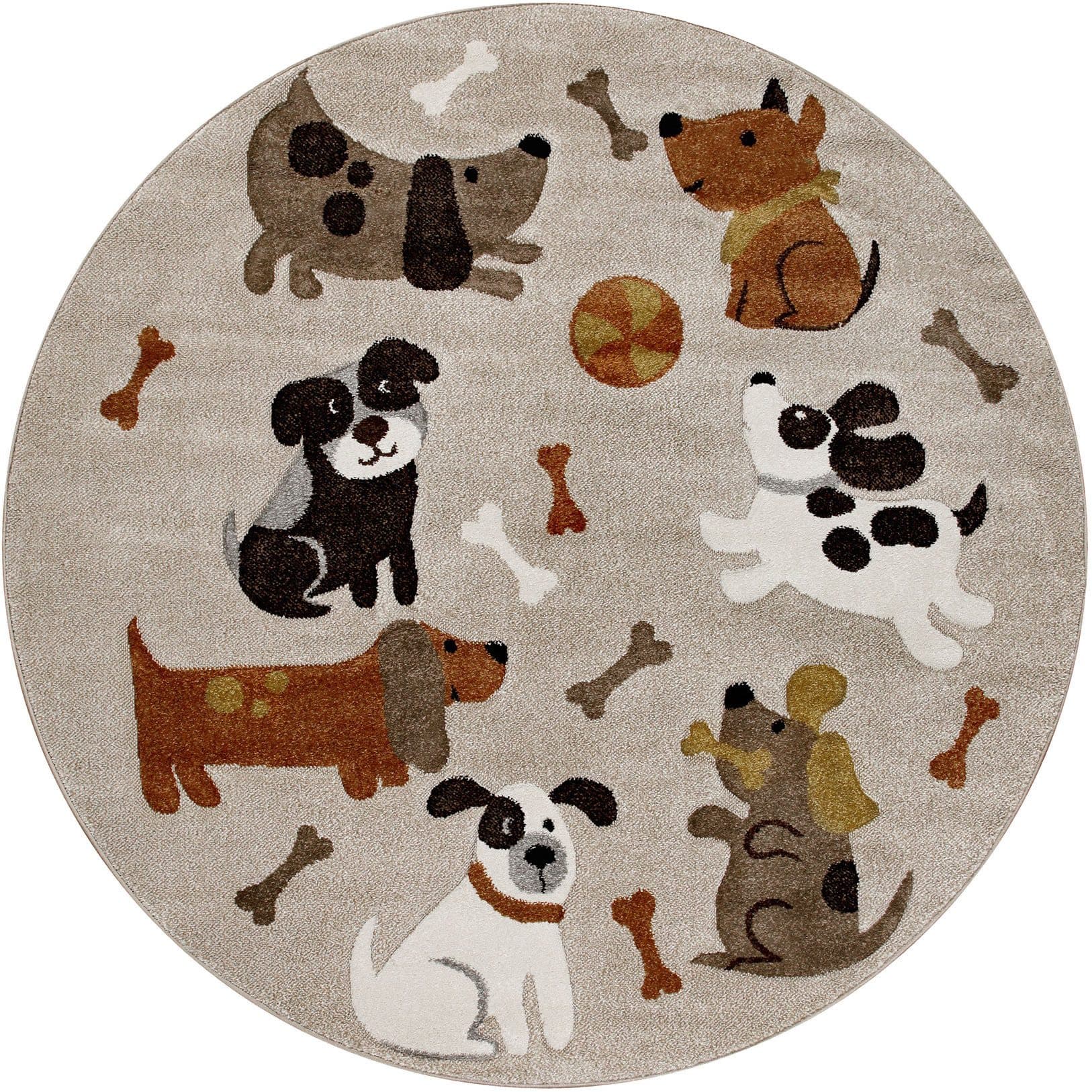 SMART KIDS Kinderteppich Rocky & Friends | Beige