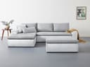 Home affaire Ecksofa Win L-Form | Grau