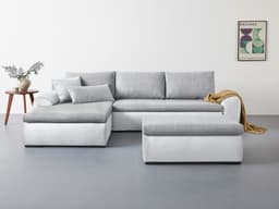 Home affaire Ecksofa Win L-Form | Grau