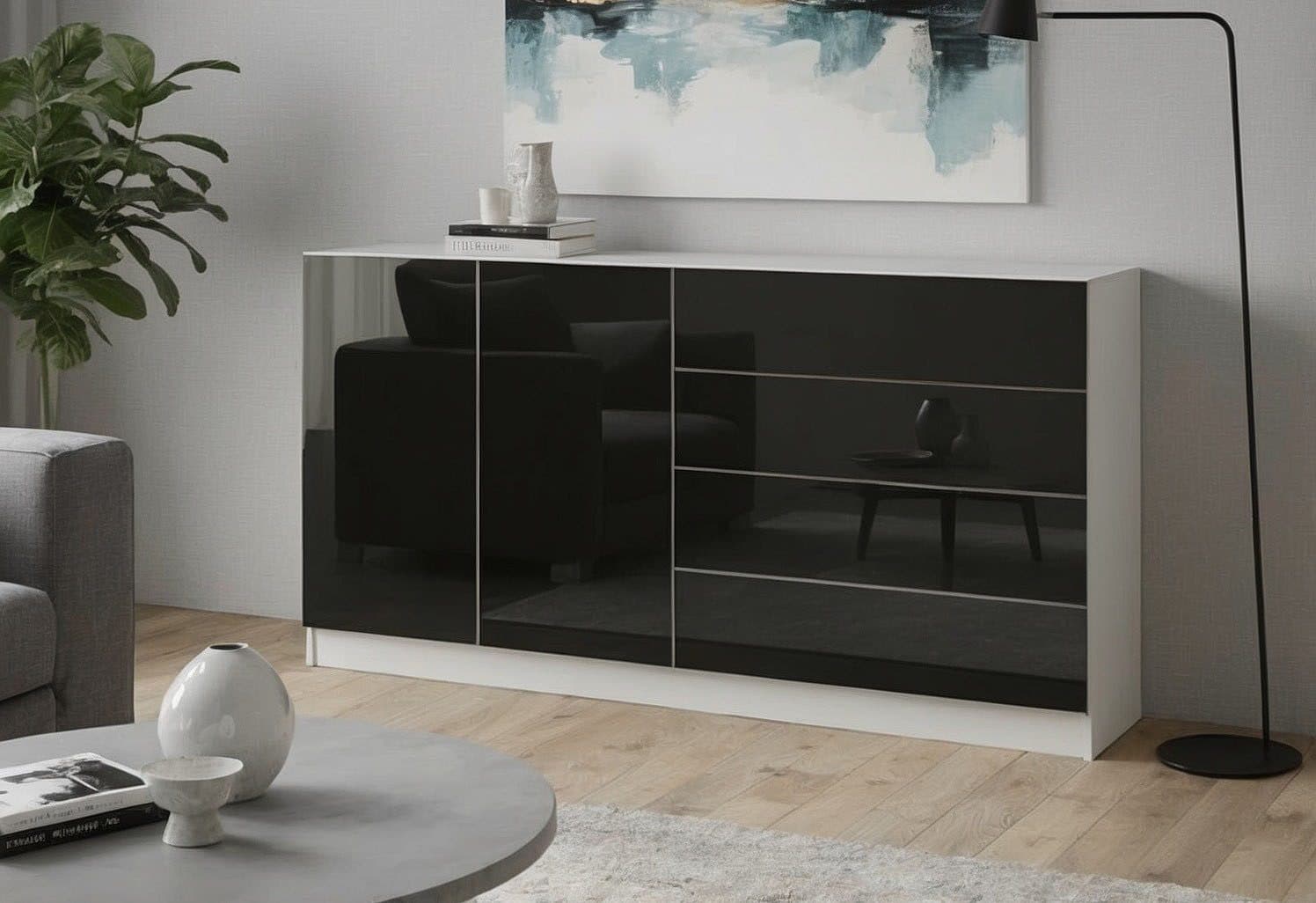 borchardt Möbel Sideboard Vaasa | Mehrfarbig