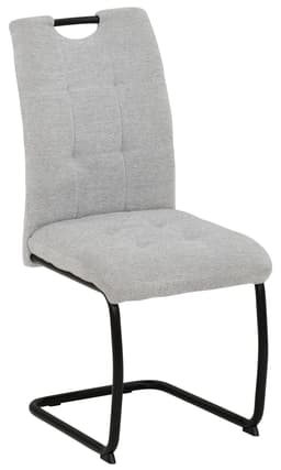 HELA Freischwinger LEONA Esszimmerstuhl | Grau