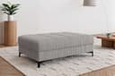 OTTO home Polsterhocker LEEVKE | Grau