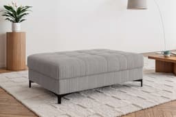 OTTO home Polsterhocker LEEVKE | Grau