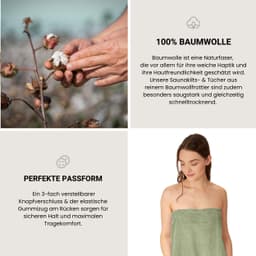 Schiesser Sarong Saunakilt Turin | Grün