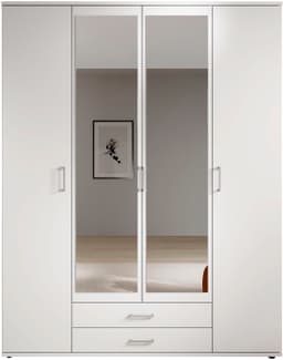 Schlafkontor Kleiderschrank Karl | Weiß