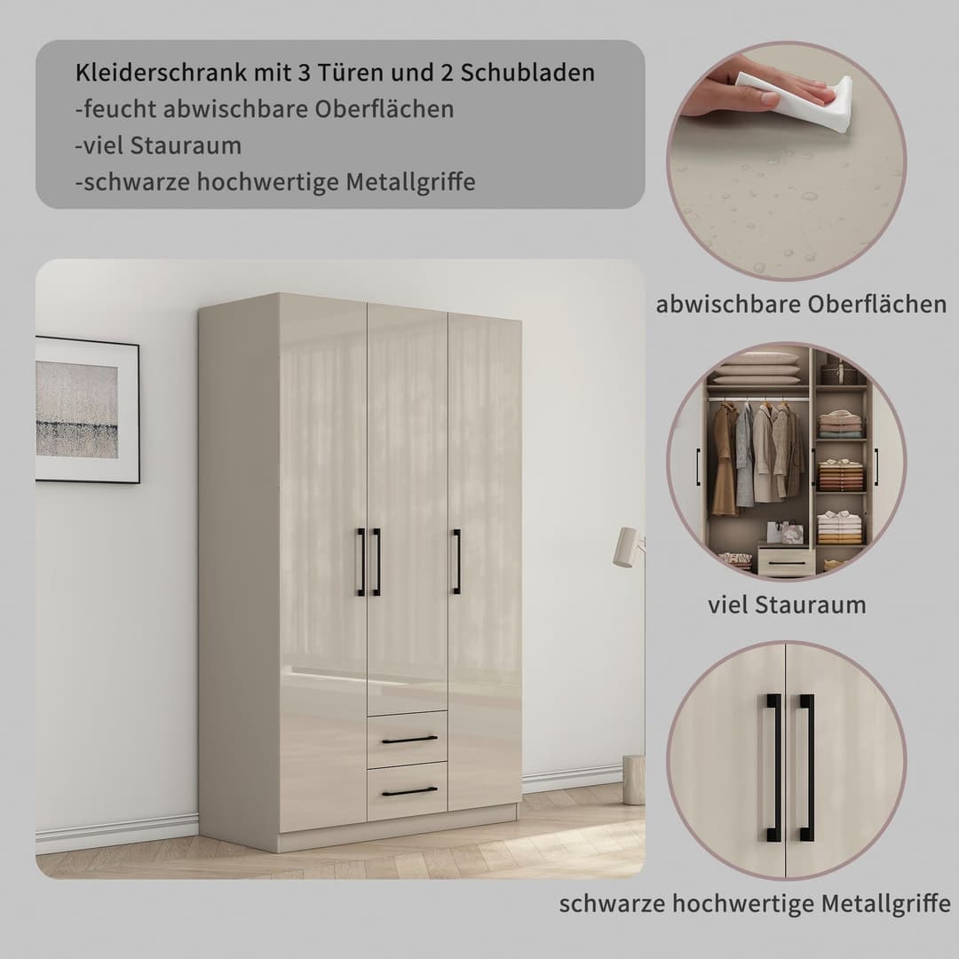 OTTO home Kleiderschrank Sylt | Beige
