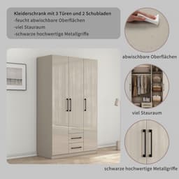 OTTO home Kleiderschrank Sylt | Beige