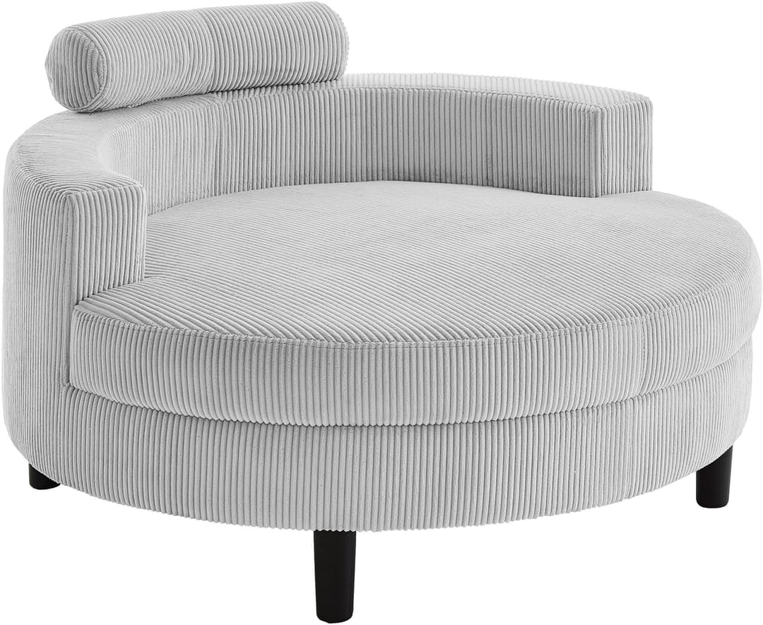 ATLANTIC home collection Loveseat Ravi | Grau