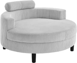 ATLANTIC home collection Loveseat Ravi | Grau