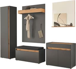 Home affaire Garderoben-Set GIRON/CiTY | Grau