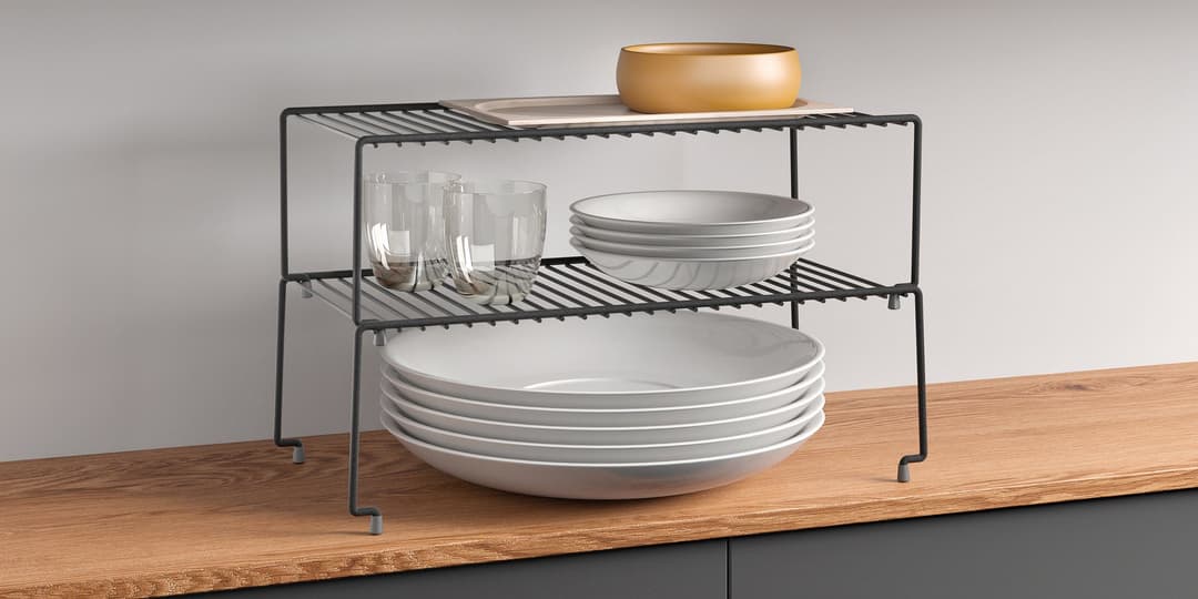 Metaltex Standregal Lava line Brooklyene | Schwarz