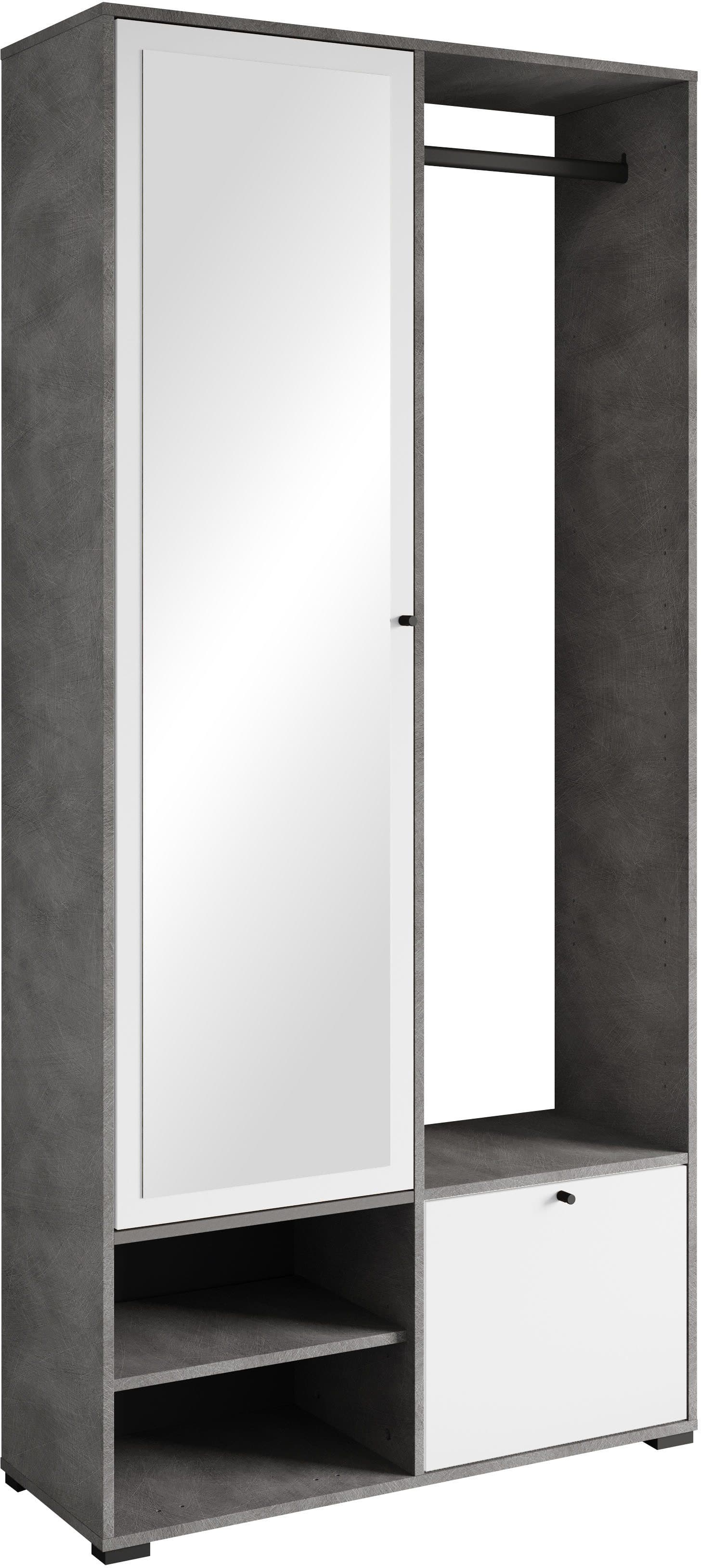 Home affaire Garderobenschrank DINO Kompaktgarderobe | Mehrfarbig