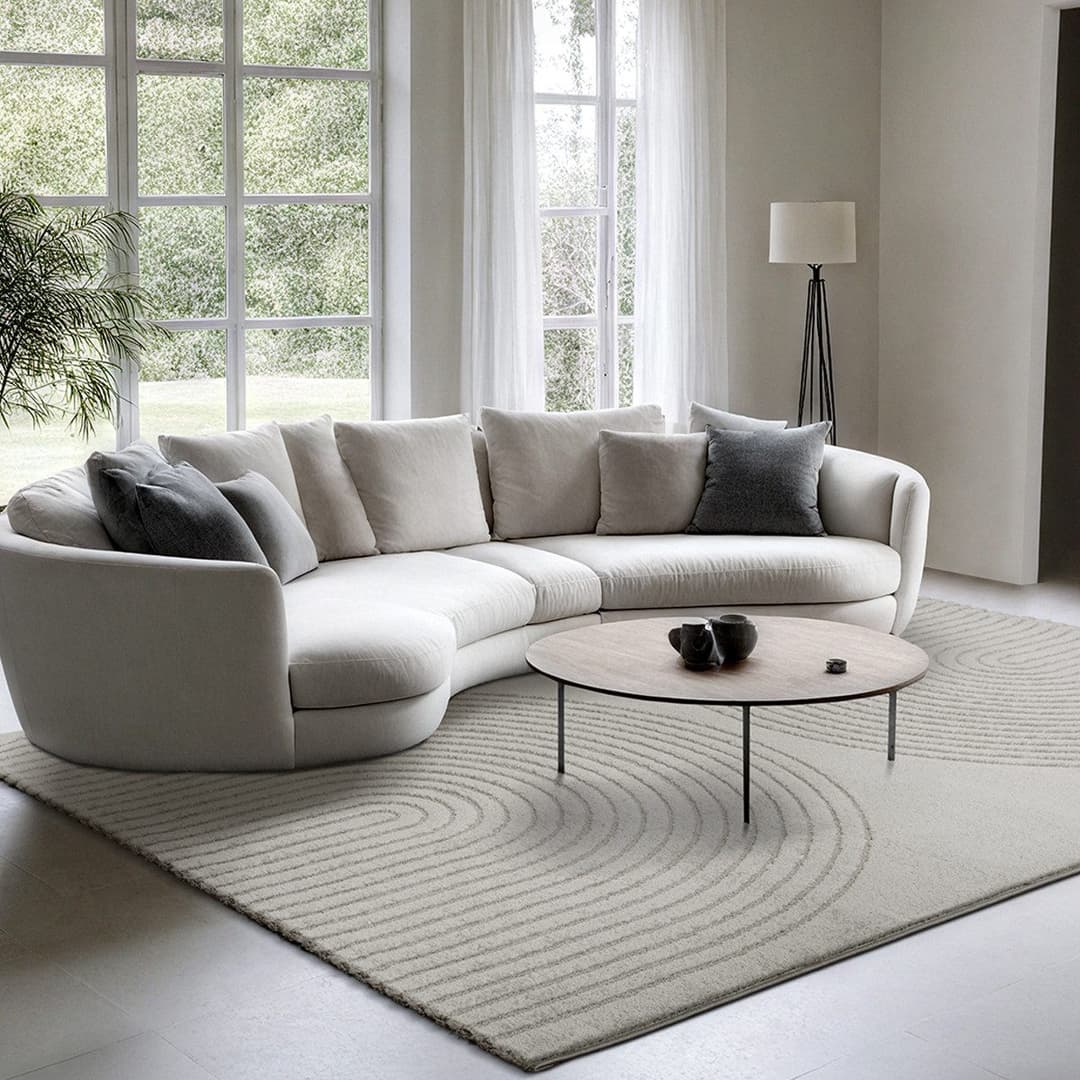 the carpet Teppich Elisa | Grau