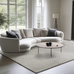 the carpet Teppich Elisa | Grau