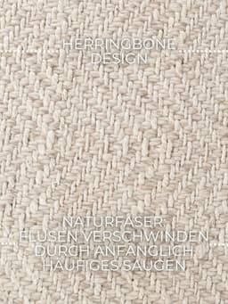 ELLE DECORATION Wollteppich Majoli | Beige
