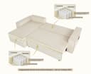 OTTO home Ecksofa CASSI L-Form, 241cm | Beige 4