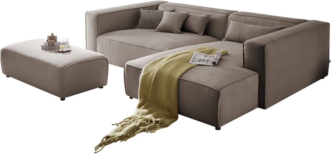 LeGer Home by Lena Gercke Ecksofa PIARA XXL | Beige