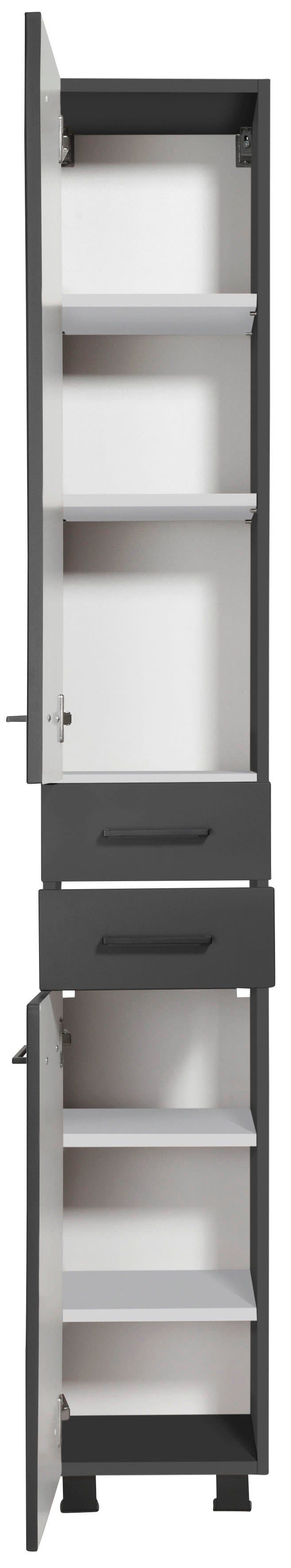 welltime Hochschrank Trento | Grau