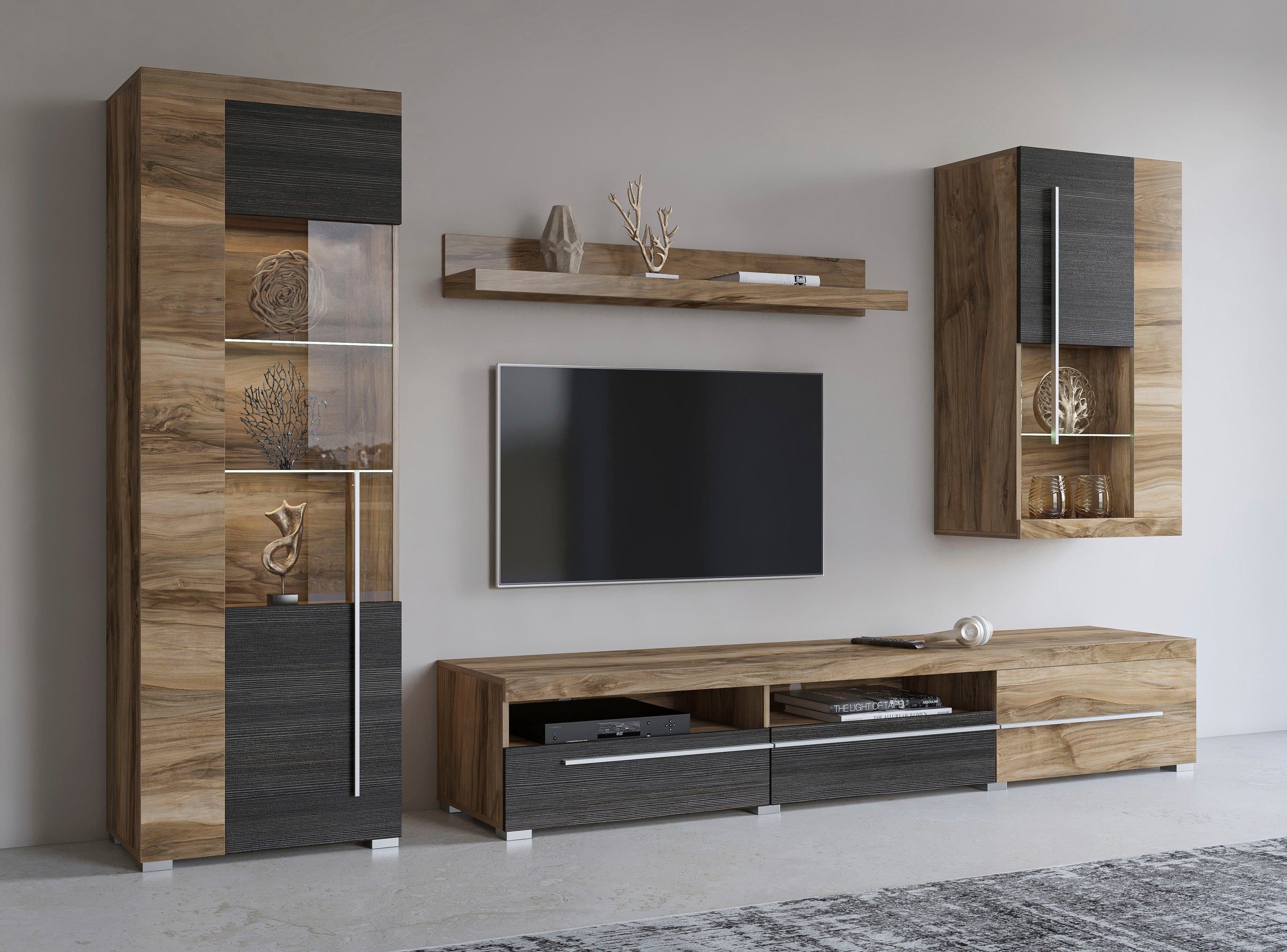OTTO home Wohnwand Roger | Braun
