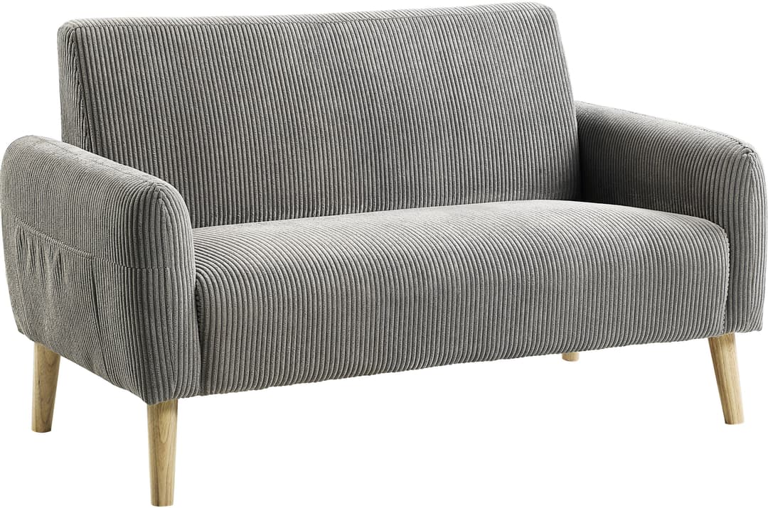 ATLANTIC home collection 2-Sitzer Moby | Grau