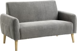 ATLANTIC home collection 2-Sitzer Moby | Grau