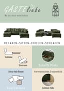 Jockenhöfer Gruppe Wohnlandschaft Abby U-Form | Grün 5