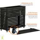 Dobar Hochbeet "Rolla" Gr. XL | Schwarz 3