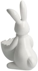 Goebel Osterhase Figur Hase mit Schale Snow White - Sweet Boy | Weiß 2