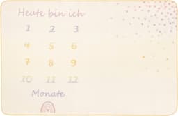 Biederlack Babydecke Milestone | Mehrfarbig