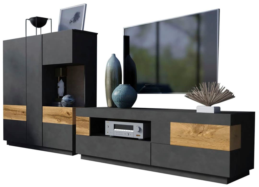 OTTO home Wohnwand SILKE | Grau