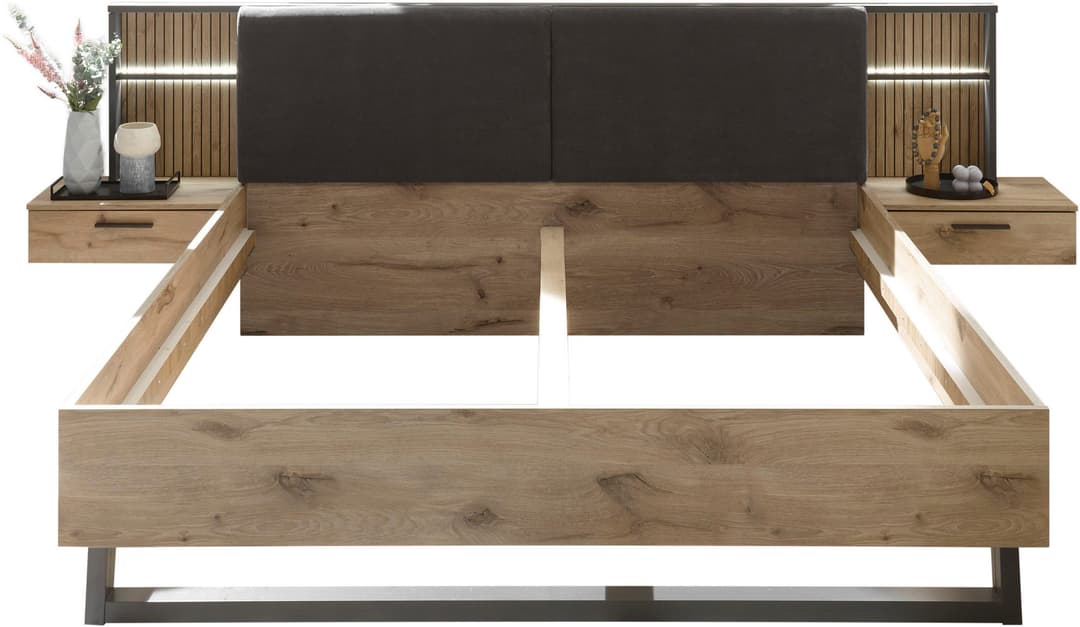 Schlafkontor Bettanlage Daria | Braun