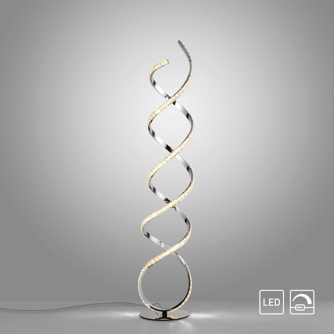 Paul Neuhaus Stehleuchte KIRIBI | Silber
