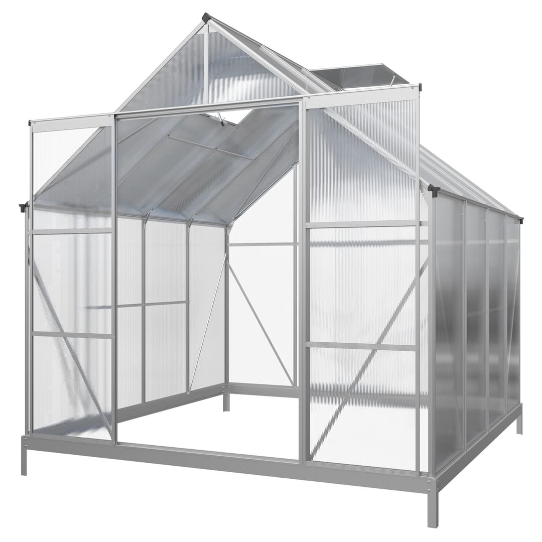 KONIFERA Gewächshaus Valencia | Silber
