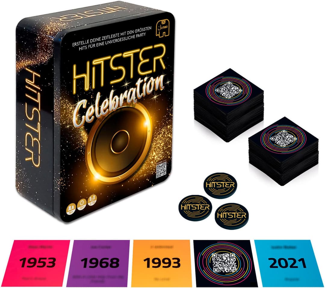 Jumbo Spiele Hitster Celebrations | Mehrfarbig