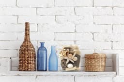 Kayoom Deko-Glas Flora 610 Natural | Braun