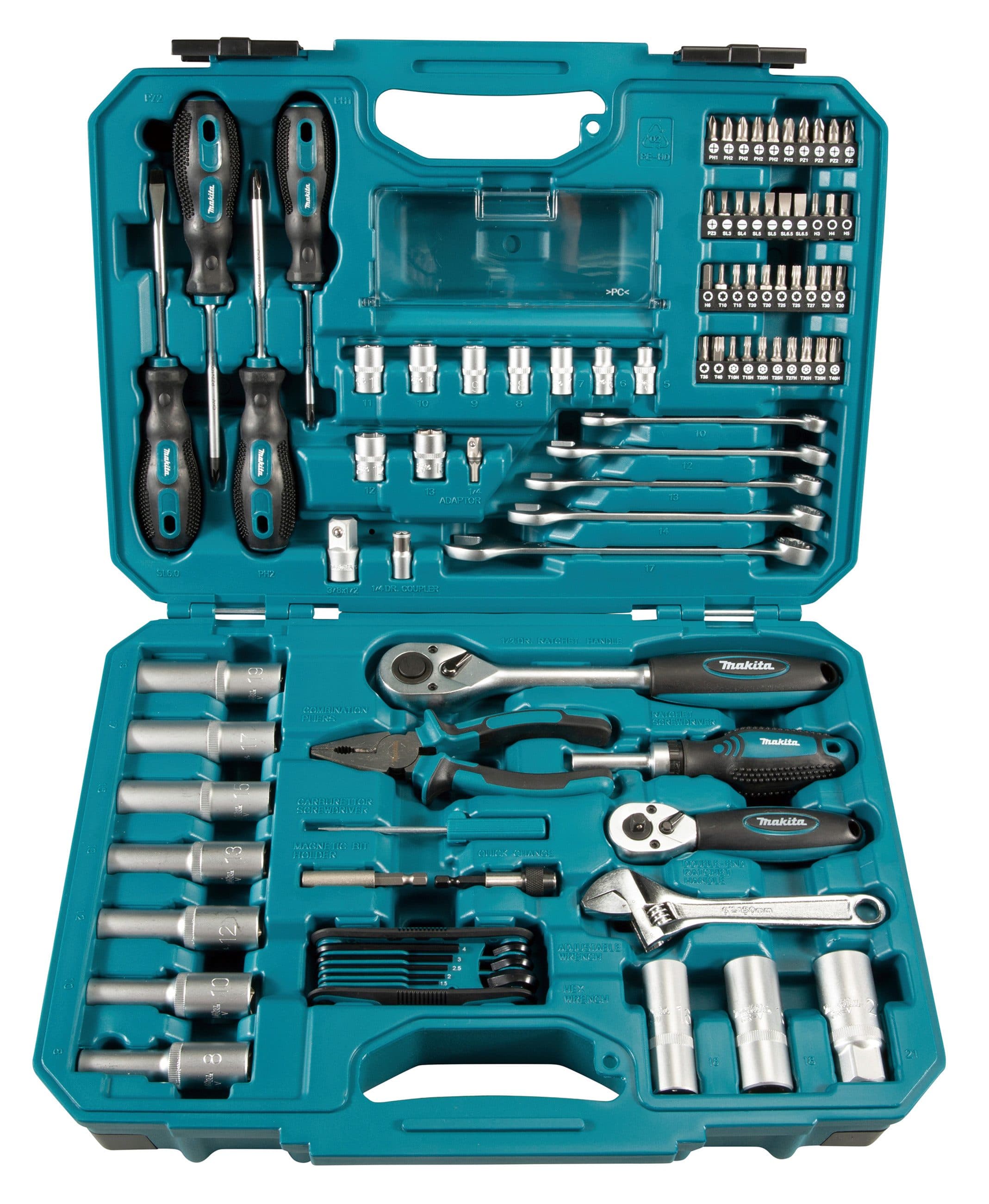 Makita Werkzeugset E-08458 | Mehrfarbig