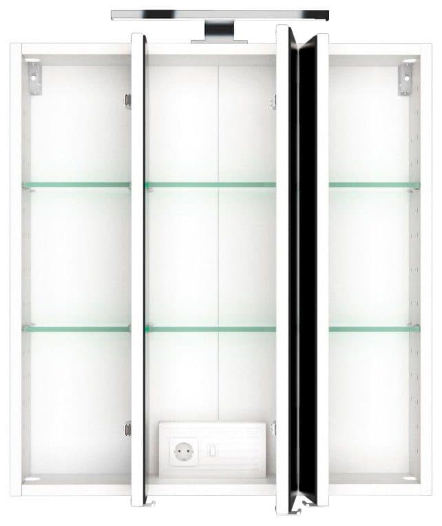 welltime Spiegelschrank Baabe | Weiß