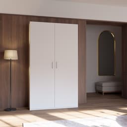 FORTE Kleiderschrank | Weiß