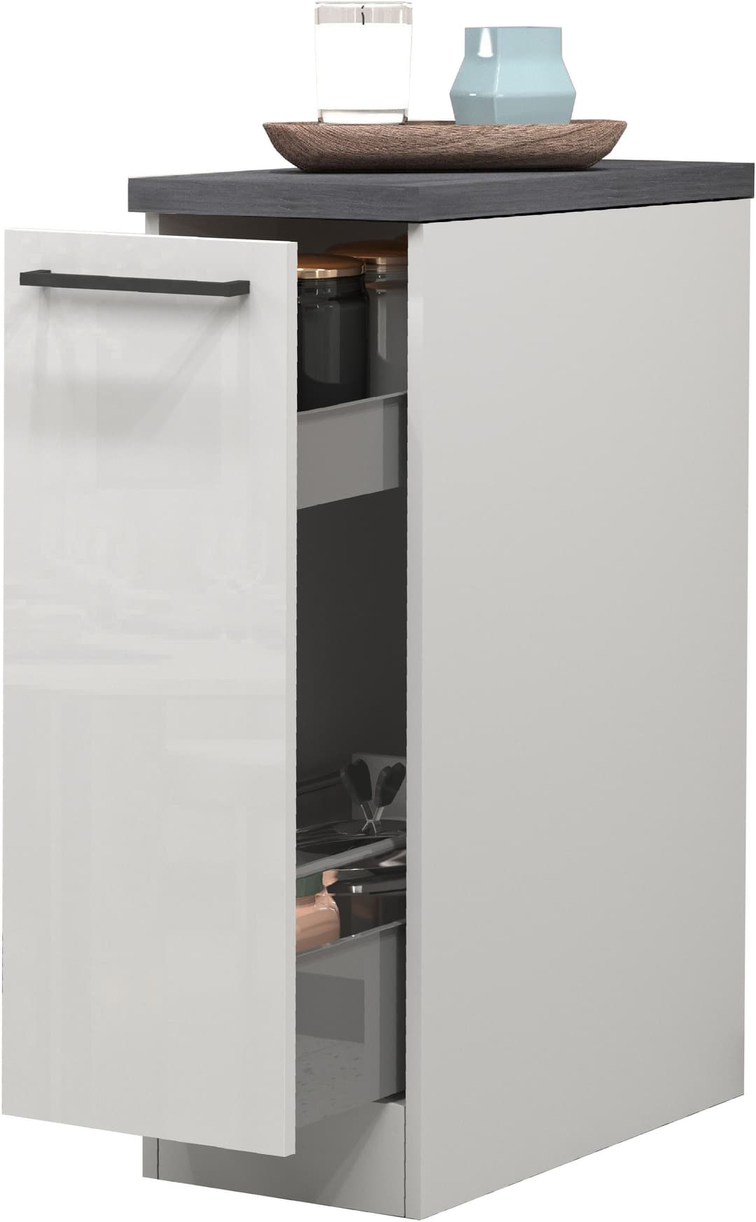 KOCHSTATION Apothekerschrank KS-Sole | Mehrfarbig