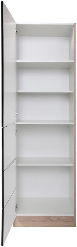 KOCHSTATION Seitenschrank KS-Brindisi | Schwarz