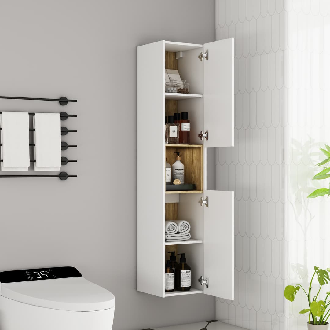 welltime Hochschrank VALENCIA | Weiß